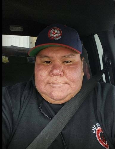Travis Joseph Micell Tom, 35, was last in contact with family in early December and may be in the Enoch Cree Nation area, police say. Supplied photo