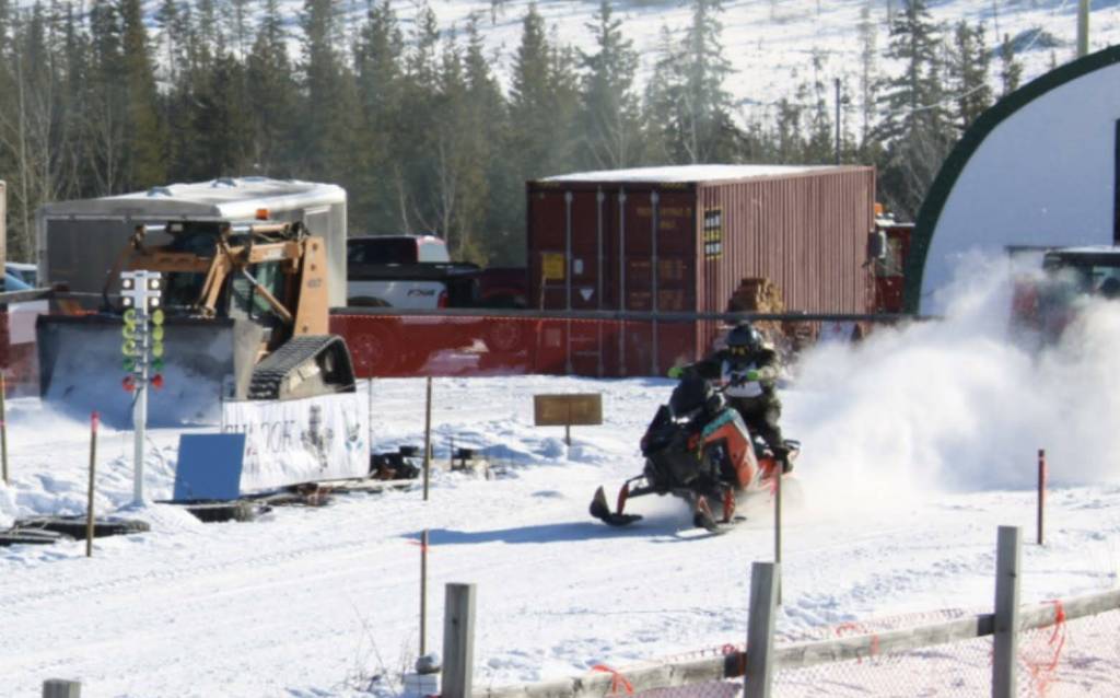 The Burns Lake Cold Smoke snowmobile races had to be cancelled this year due to a lack of snow. (Contributed/Lakes District News)
